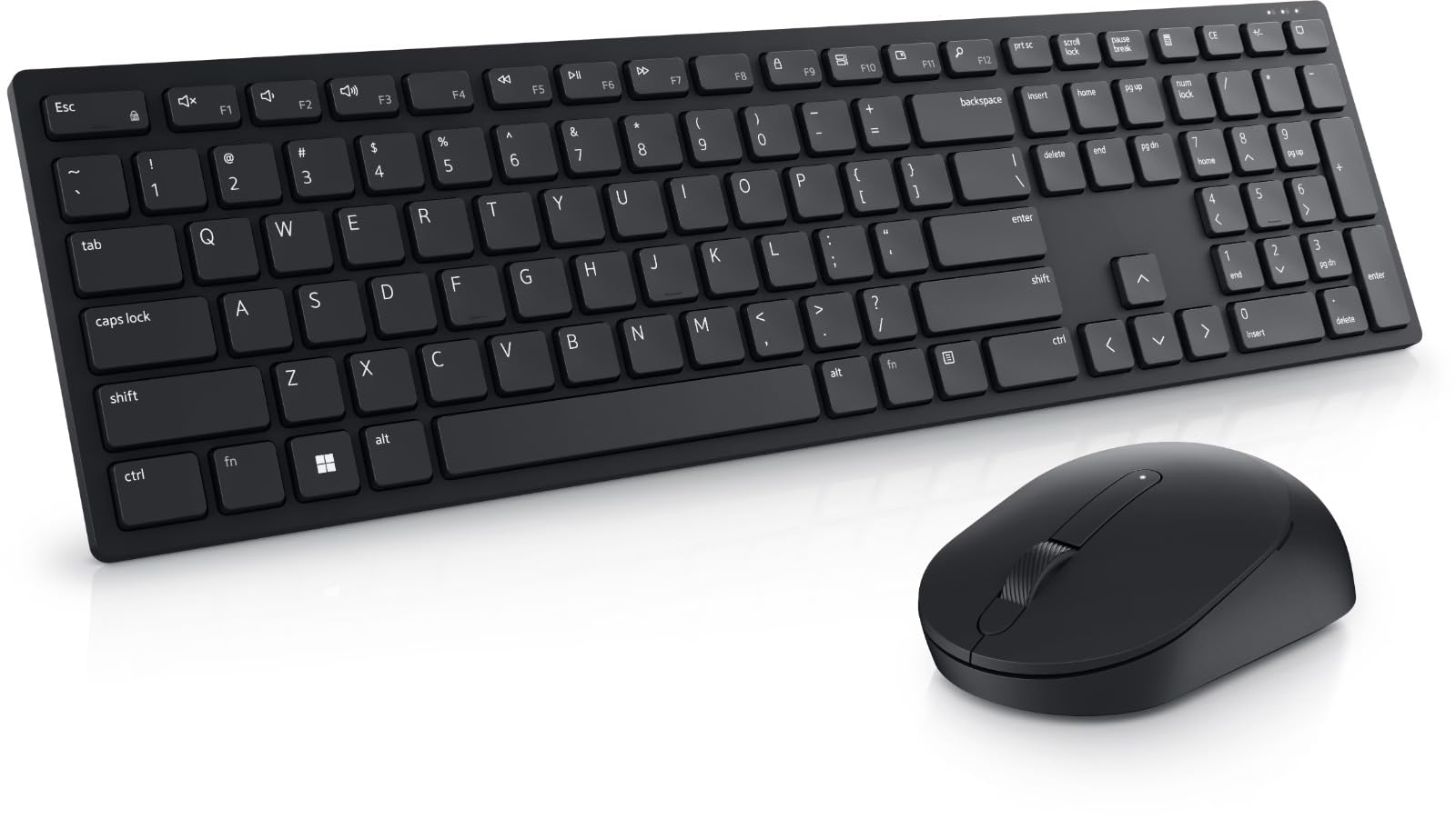Teclado E Mouse Sem Fio Dell Pro, Receptor Usb, Abnt2, Preto